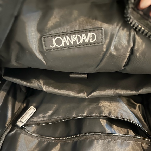 Joan and David black travel backpack - Picture 2 of 4